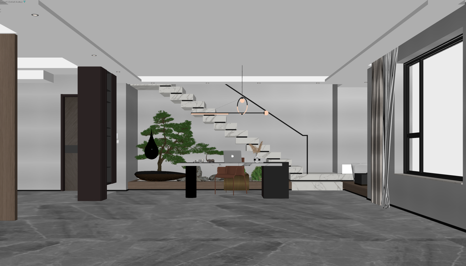 现代工作室3D模型下载【ID:1221749249】