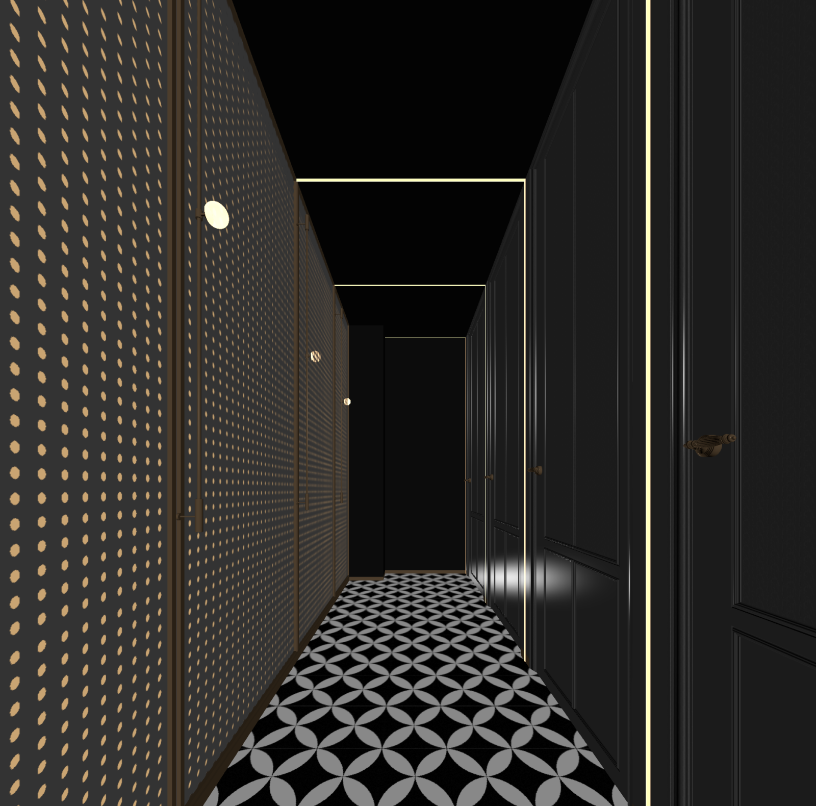 现代玄关3D模型下载【ID:1221709569】