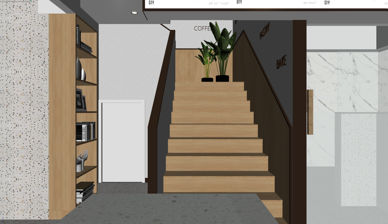 现代楼梯间3D模型下载【ID:1222054586】