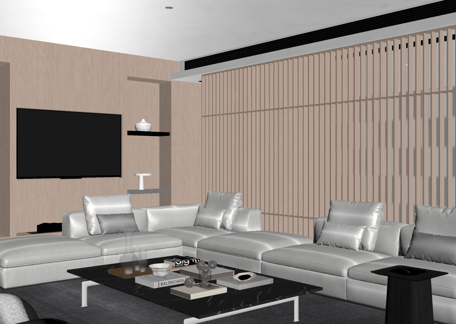 新中式家居客厅3D模型下载【ID:1222156803】