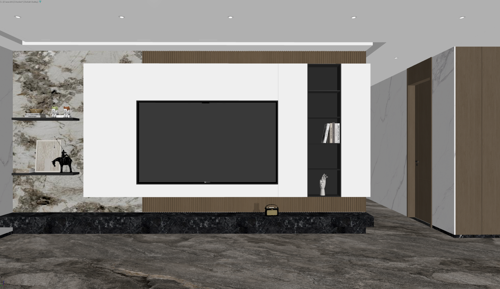 现代家居客厅3D模型下载【ID:1221643294】