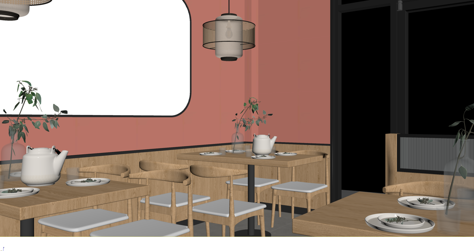 现代茶餐厅3D模型下载【ID:1221636630】