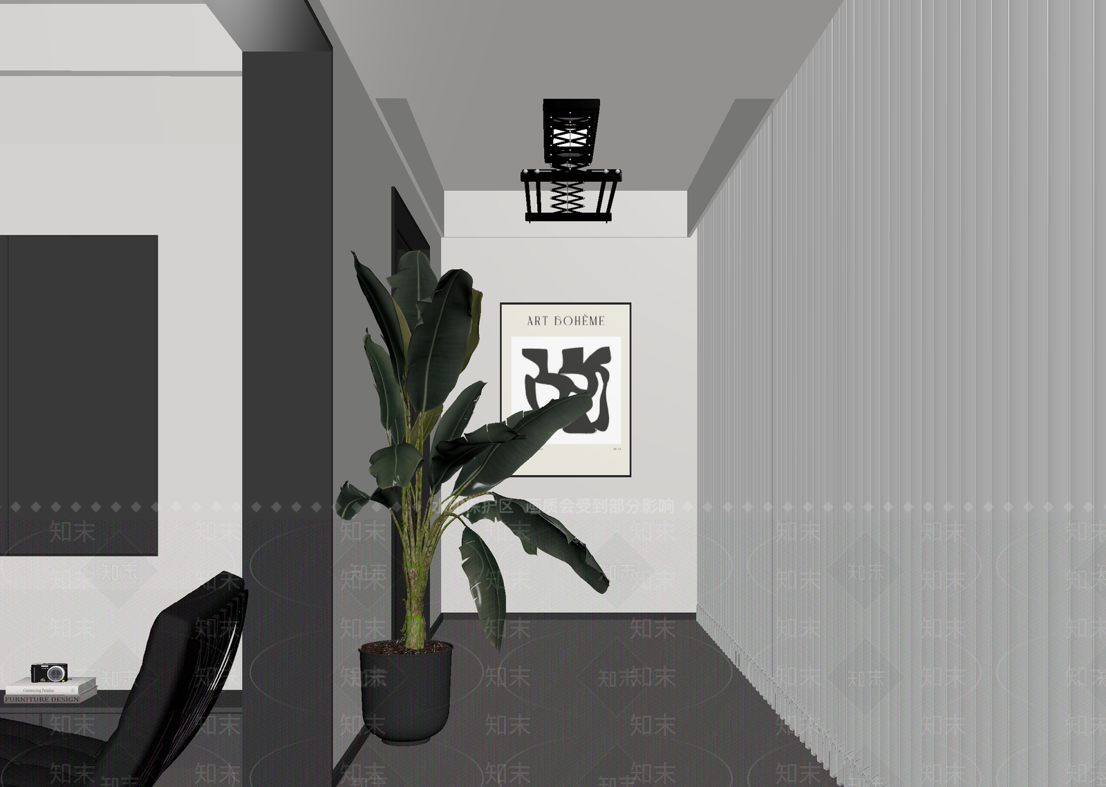 现代玄关3D模型下载【ID:1215114012】
