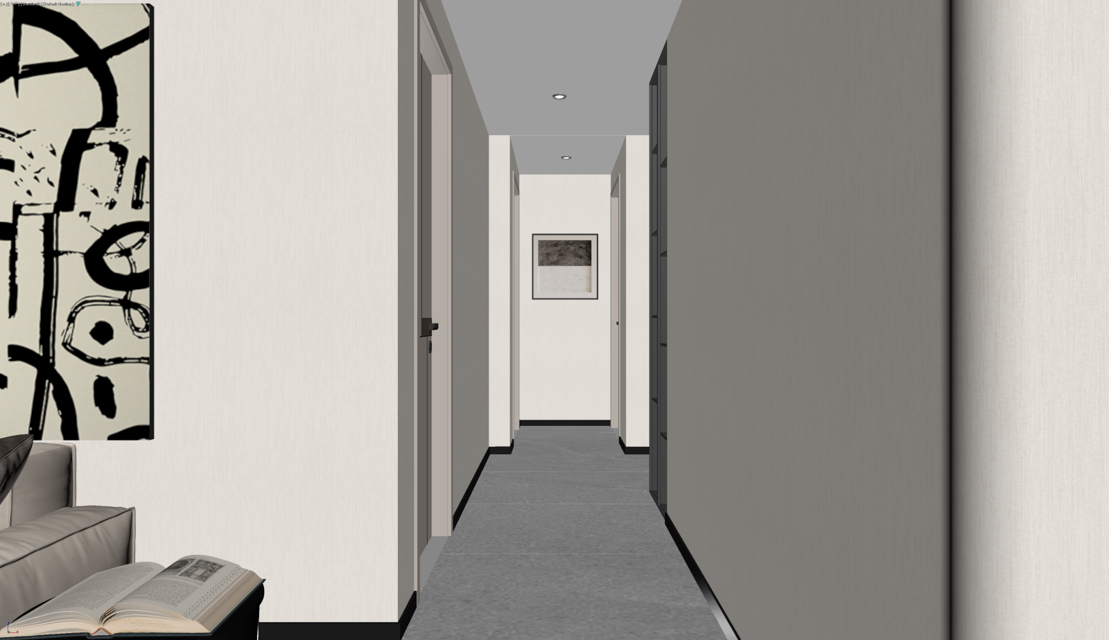 现代玄关3D模型下载【ID:1221518284】
