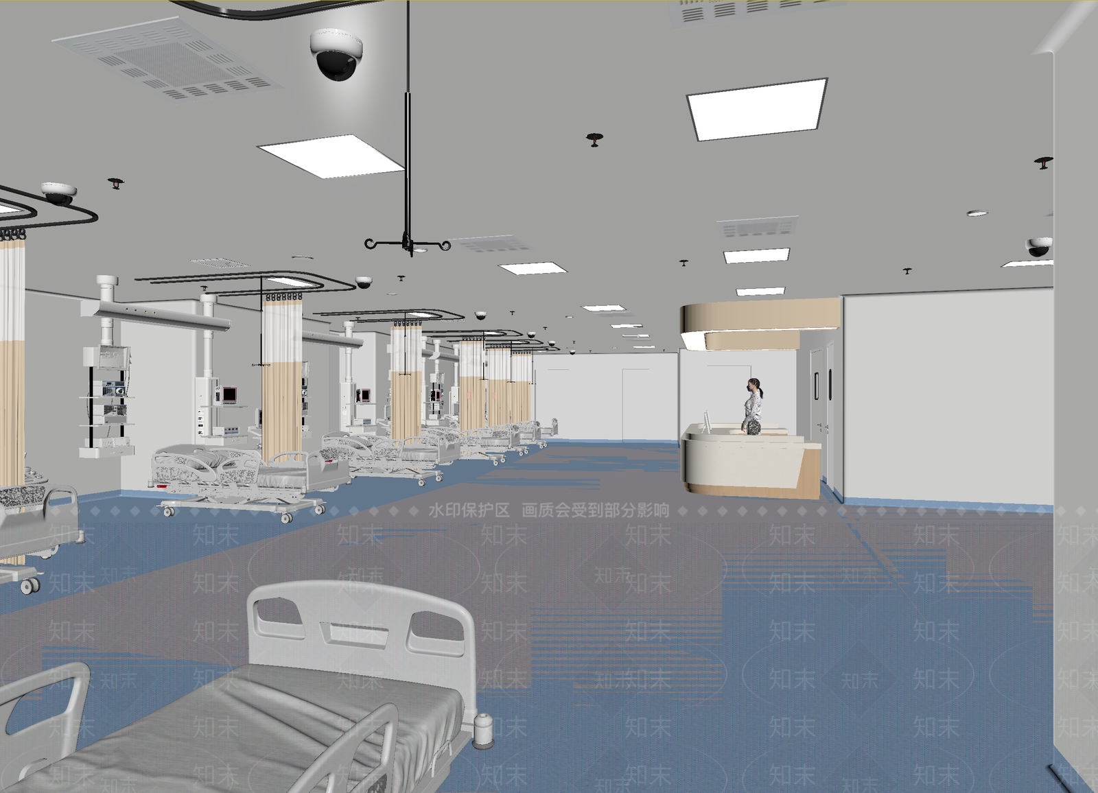 现代医院3D模型下载【ID:1214241453】
