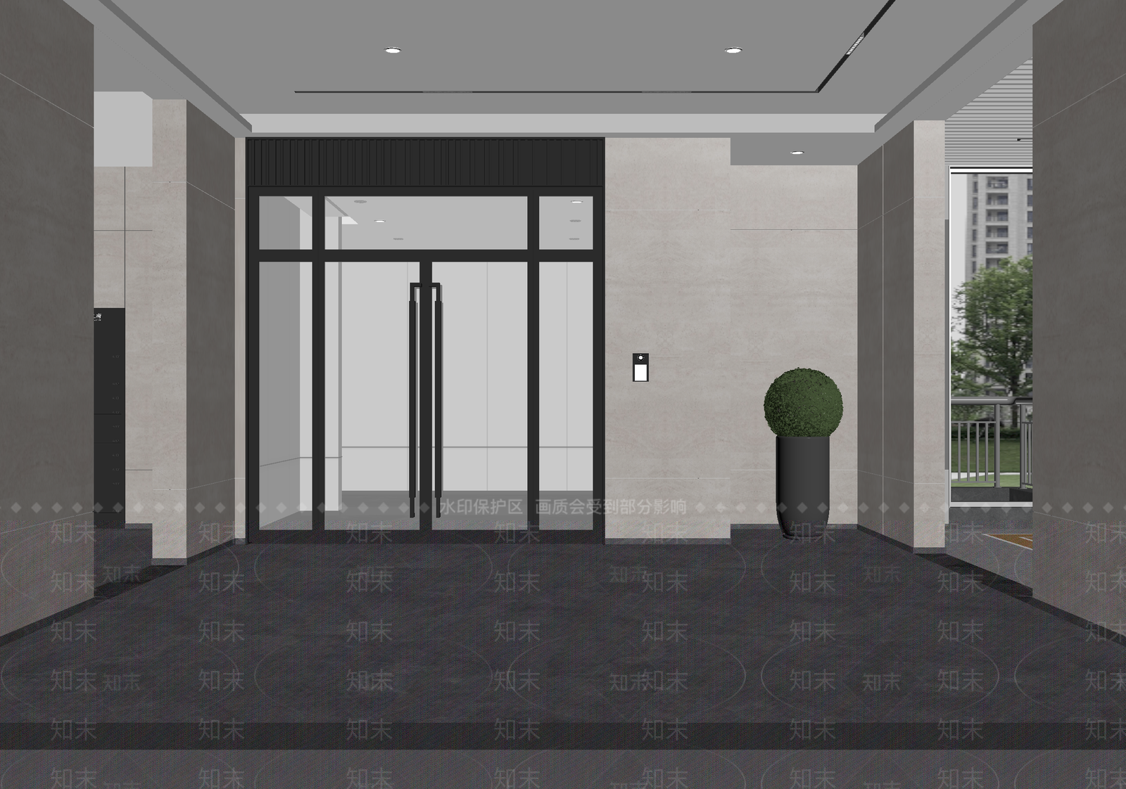 现代大厅3D模型下载【ID:1215191304】