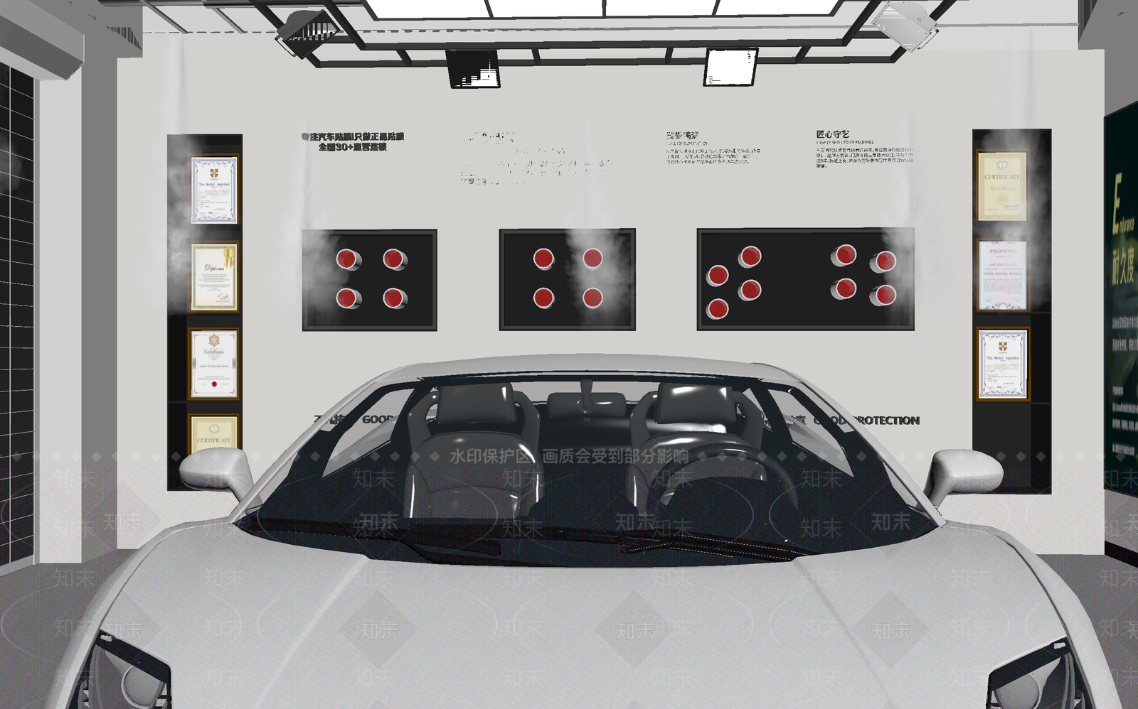 现代汽车展厅3D模型下载【ID:1214342835】