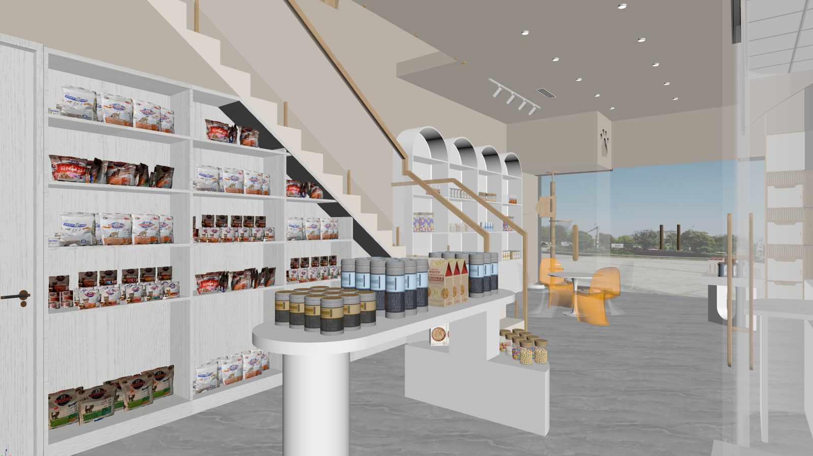 侘寂宠物店3D模型下载【ID:1221476527】