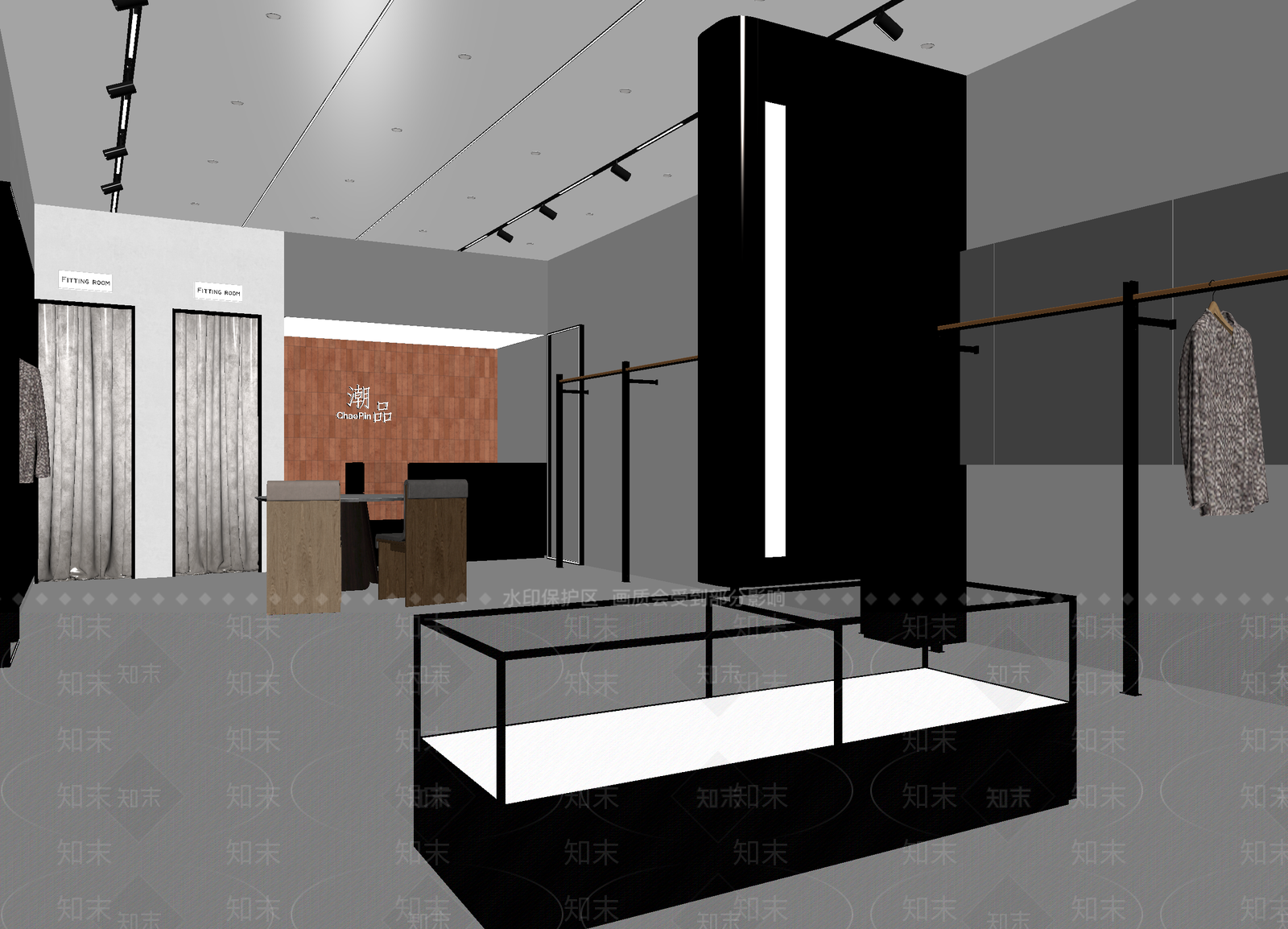 服装店3D模型下载【ID:1214434772】