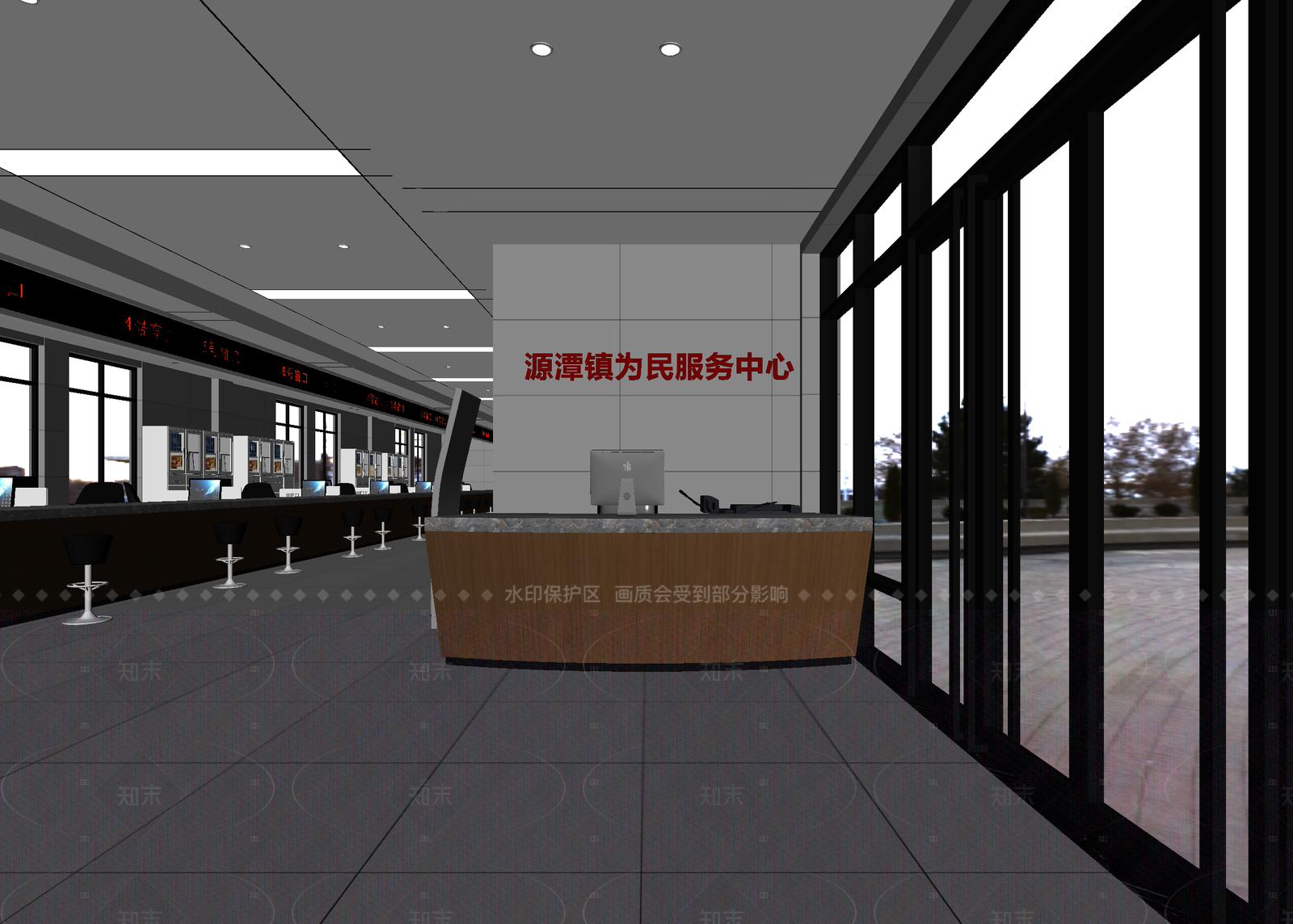 服务中心3D模型下载【ID:1214585441】