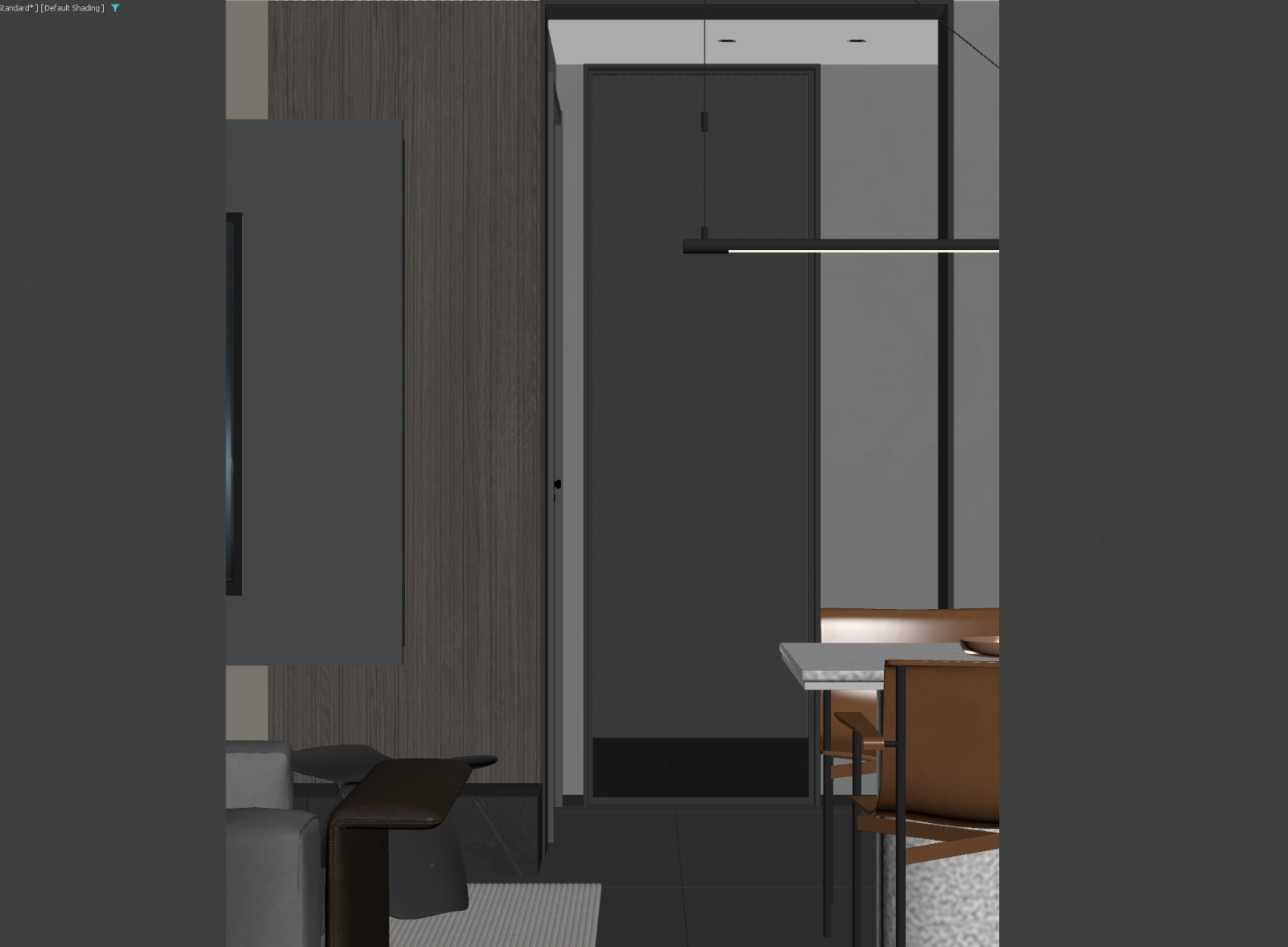 现代客餐厅3D模型下载【ID:1221757688】