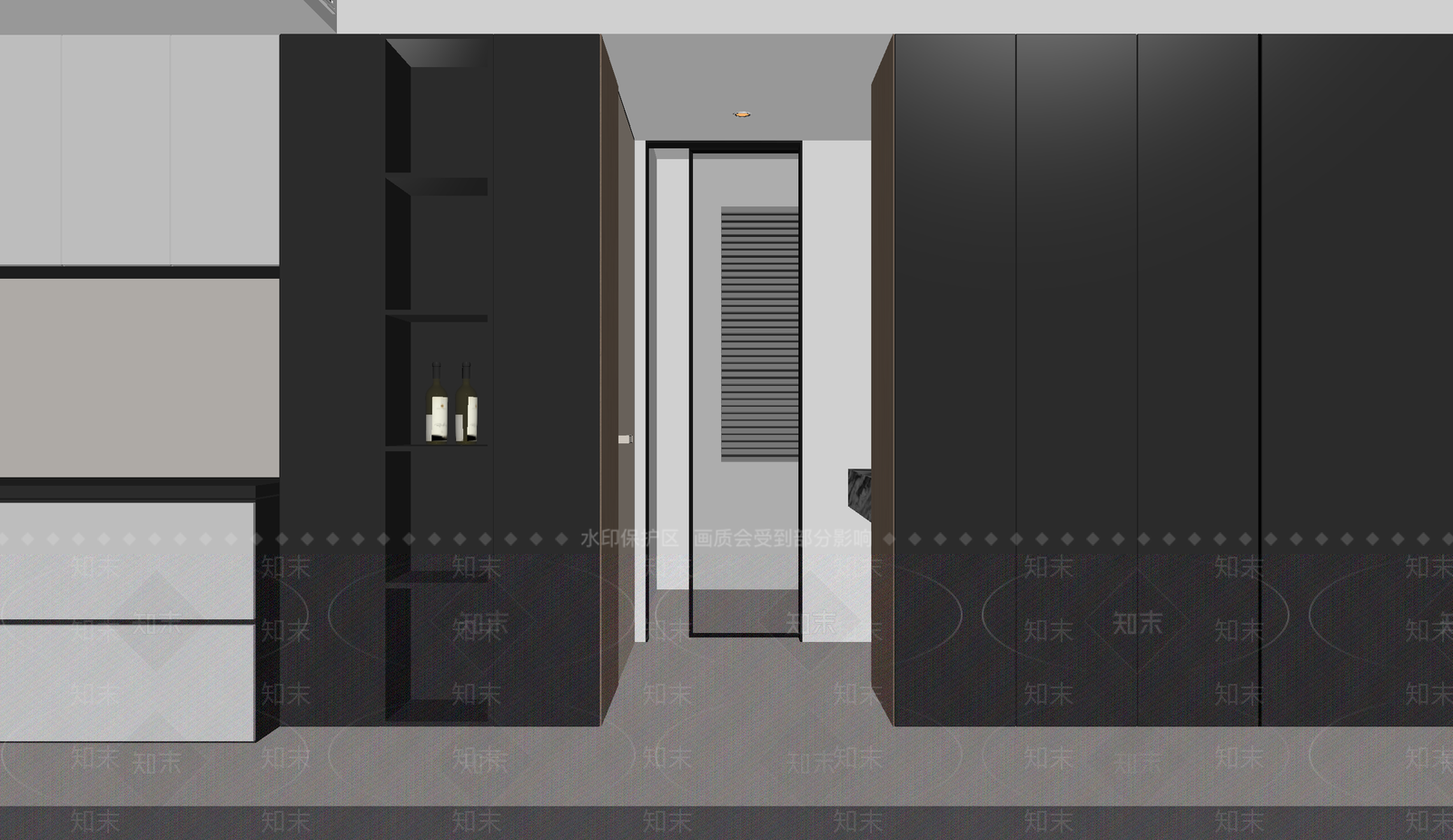 现代玄关3D模型下载【ID:1214779122】