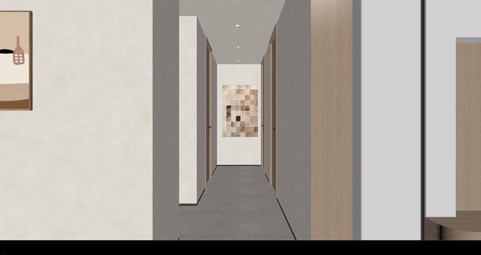 现代玄关3D模型下载【ID:1221643389】