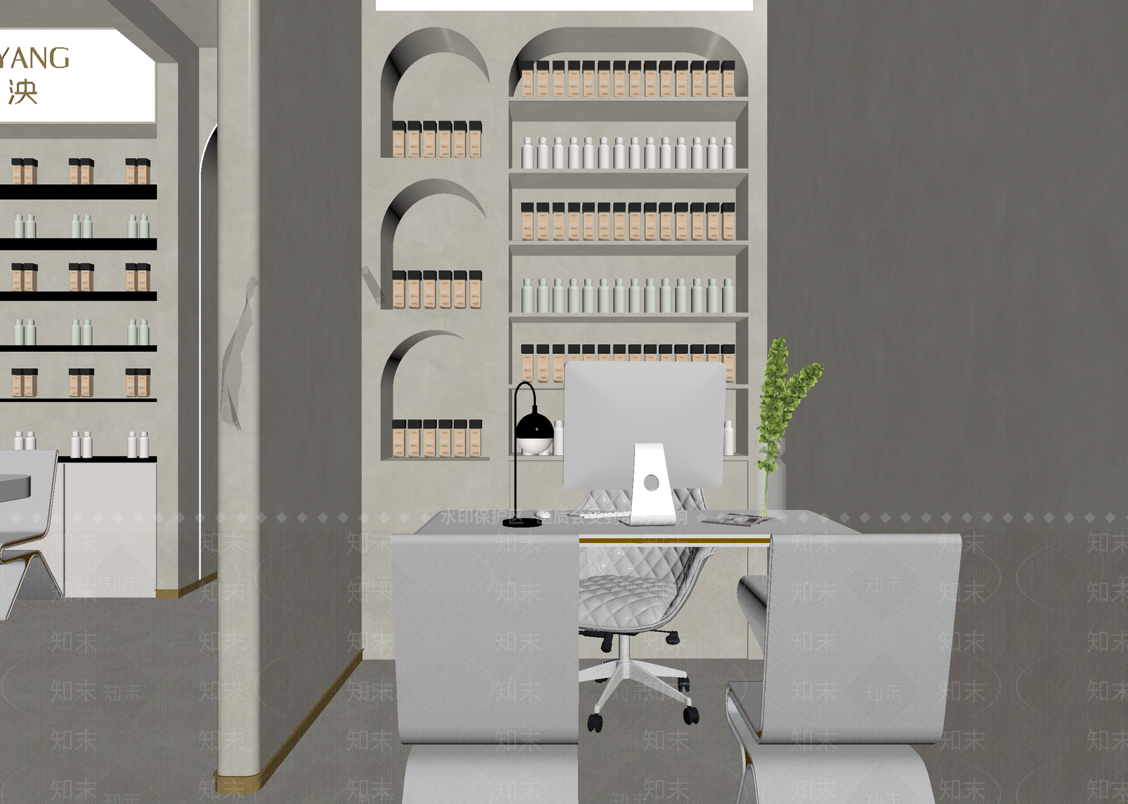 接待室3D模型下载【ID:1214017648】