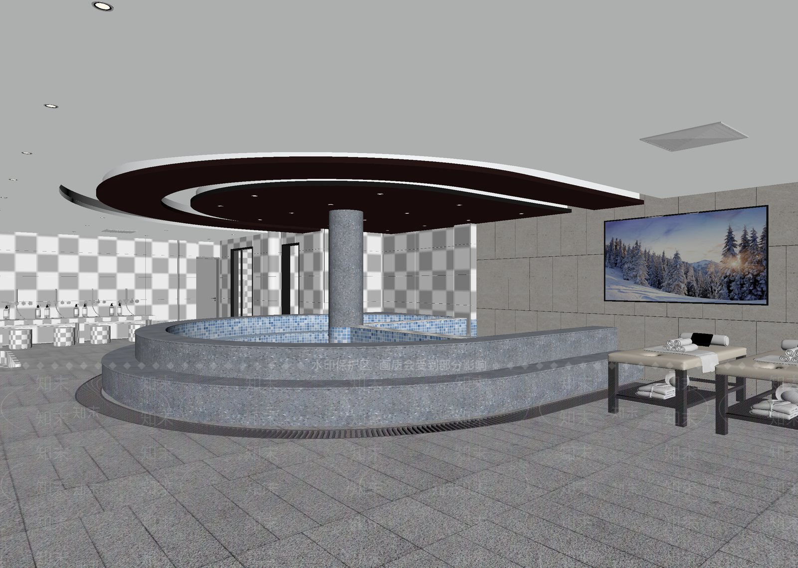 新中式美容院3D模型下载【ID:1214039900】