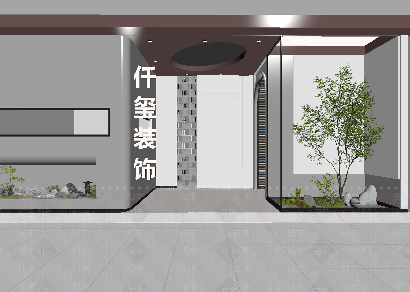 现代售楼处3D模型下载【ID:1214415666】