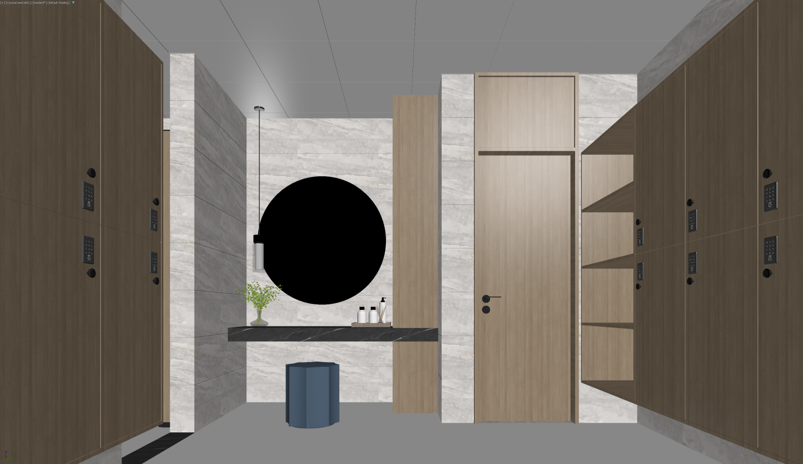 玄关3D模型下载【ID:1221595977】