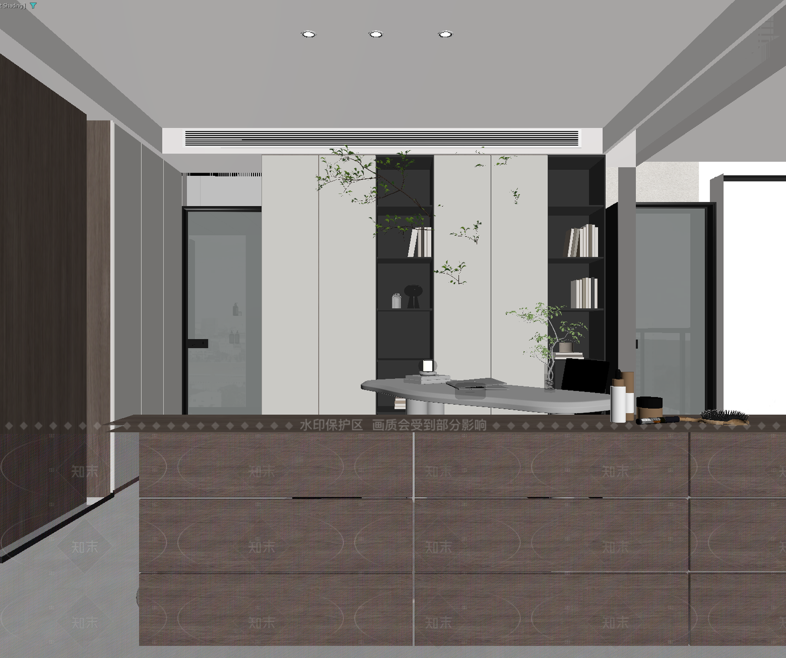 现代接待室3D模型下载【ID:1214625099】