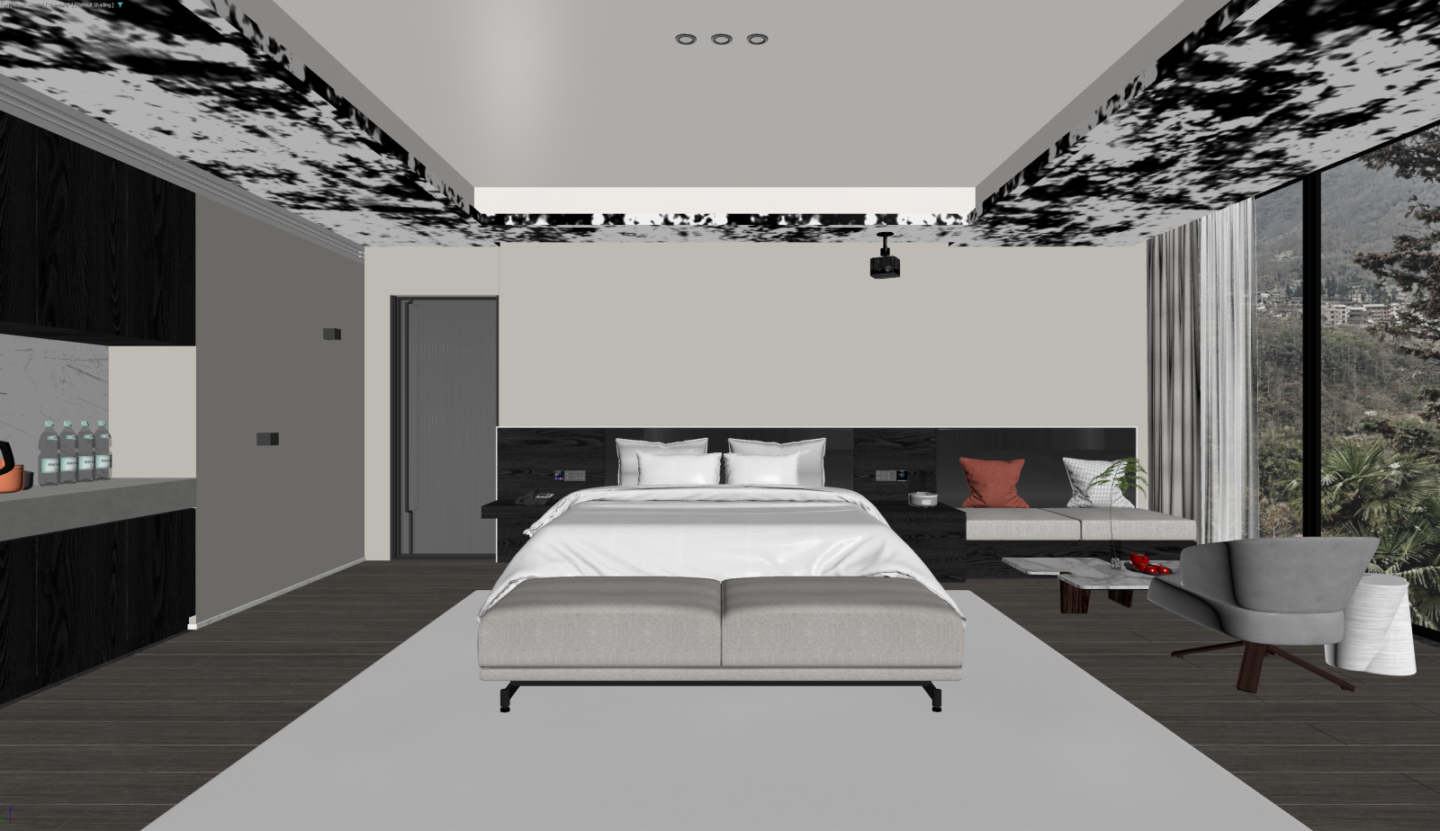 现代家居卧室3D模型下载【ID:1221594723】