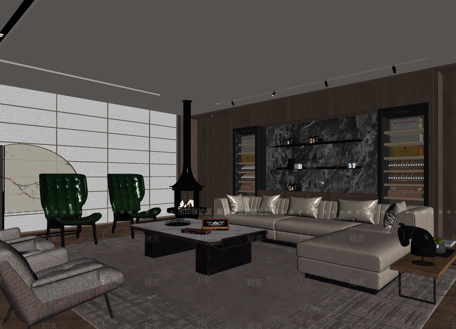 现代酒窖3D模型下载【ID:1214597399】