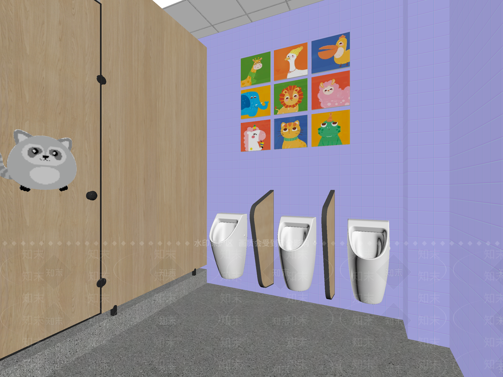 公共卫生间3D模型下载【ID:1214082571】