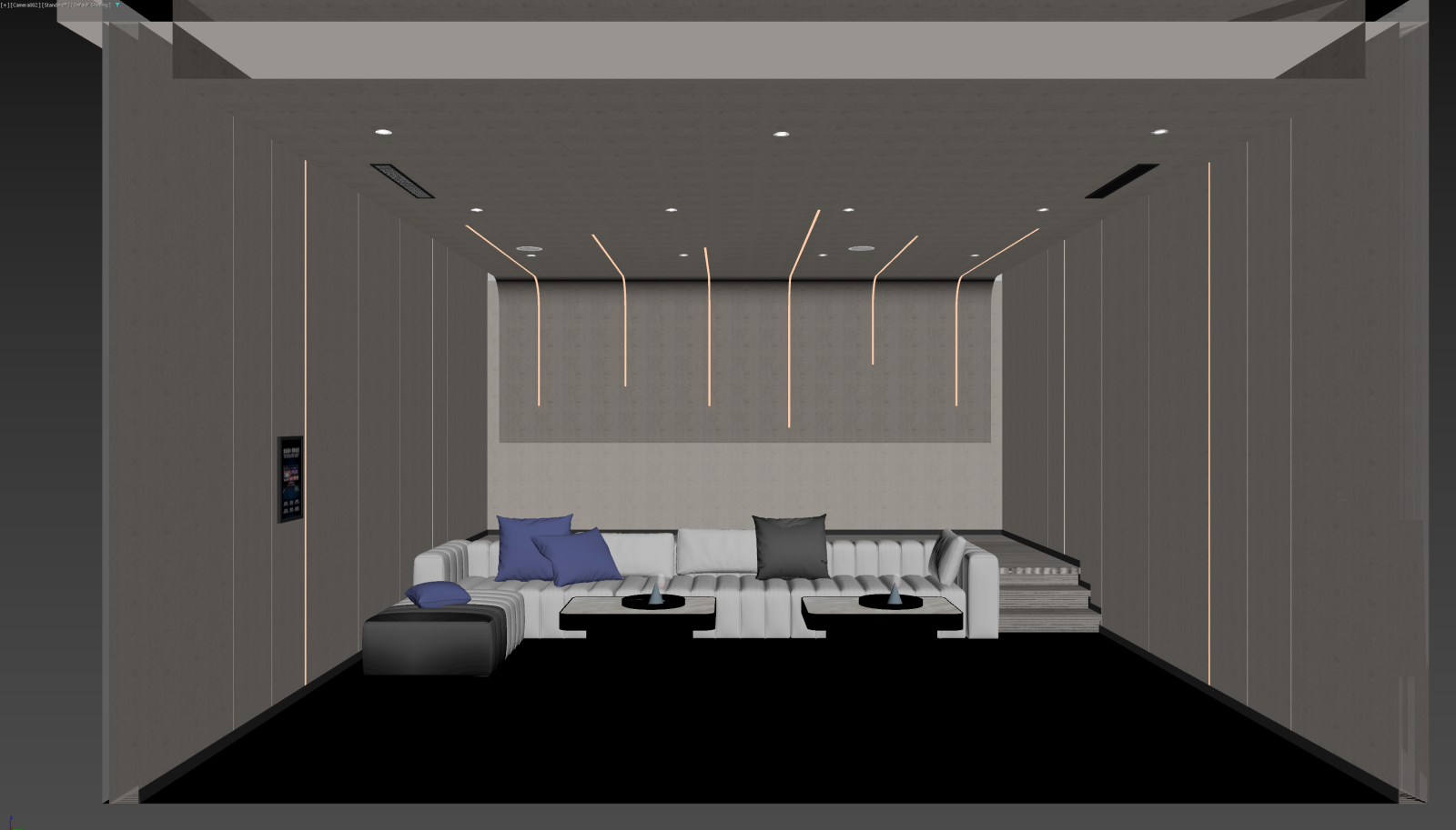 现代休息区3D模型下载【ID:1221626921】