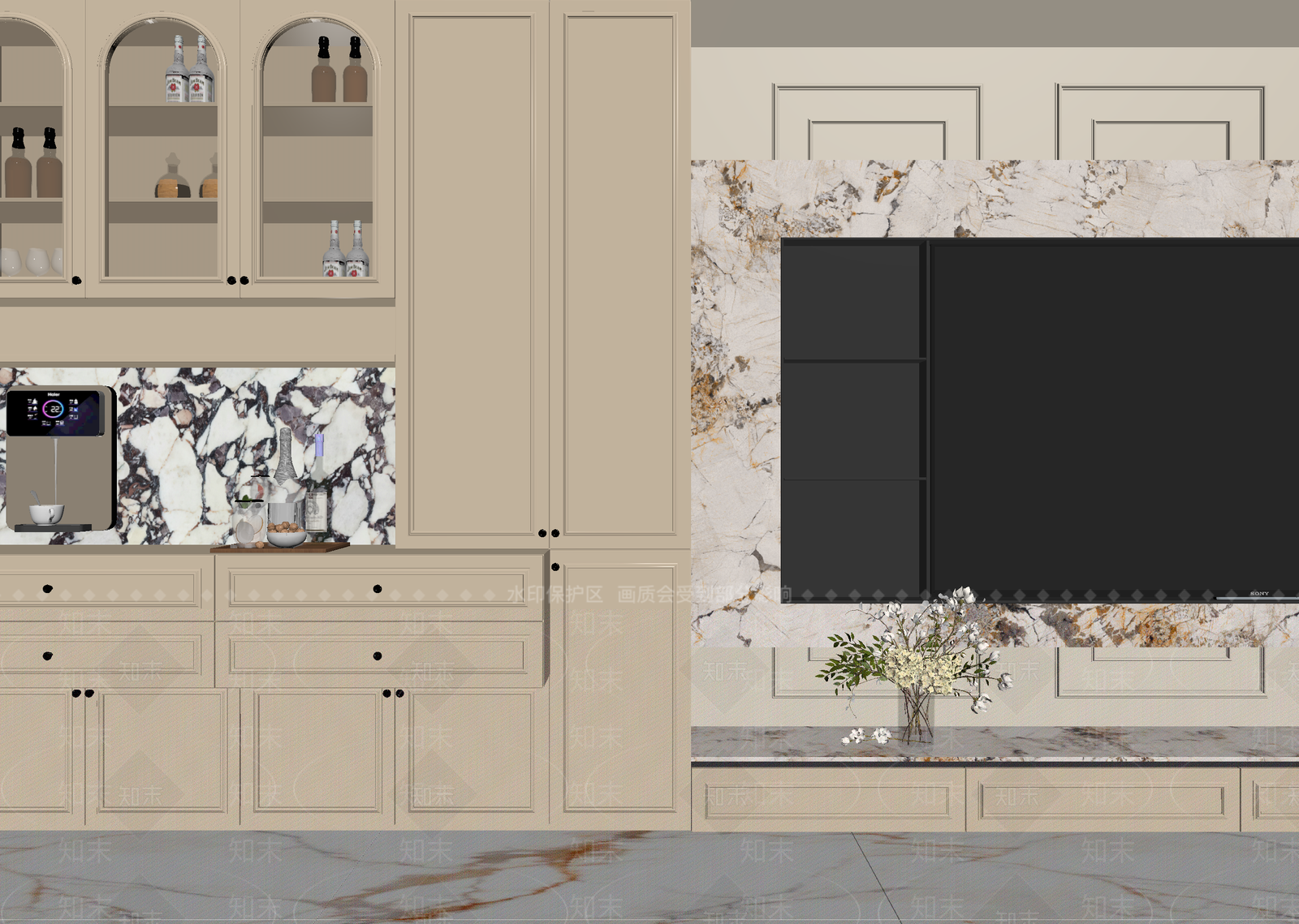 法式酒窖3D模型下载【ID:1215177871】