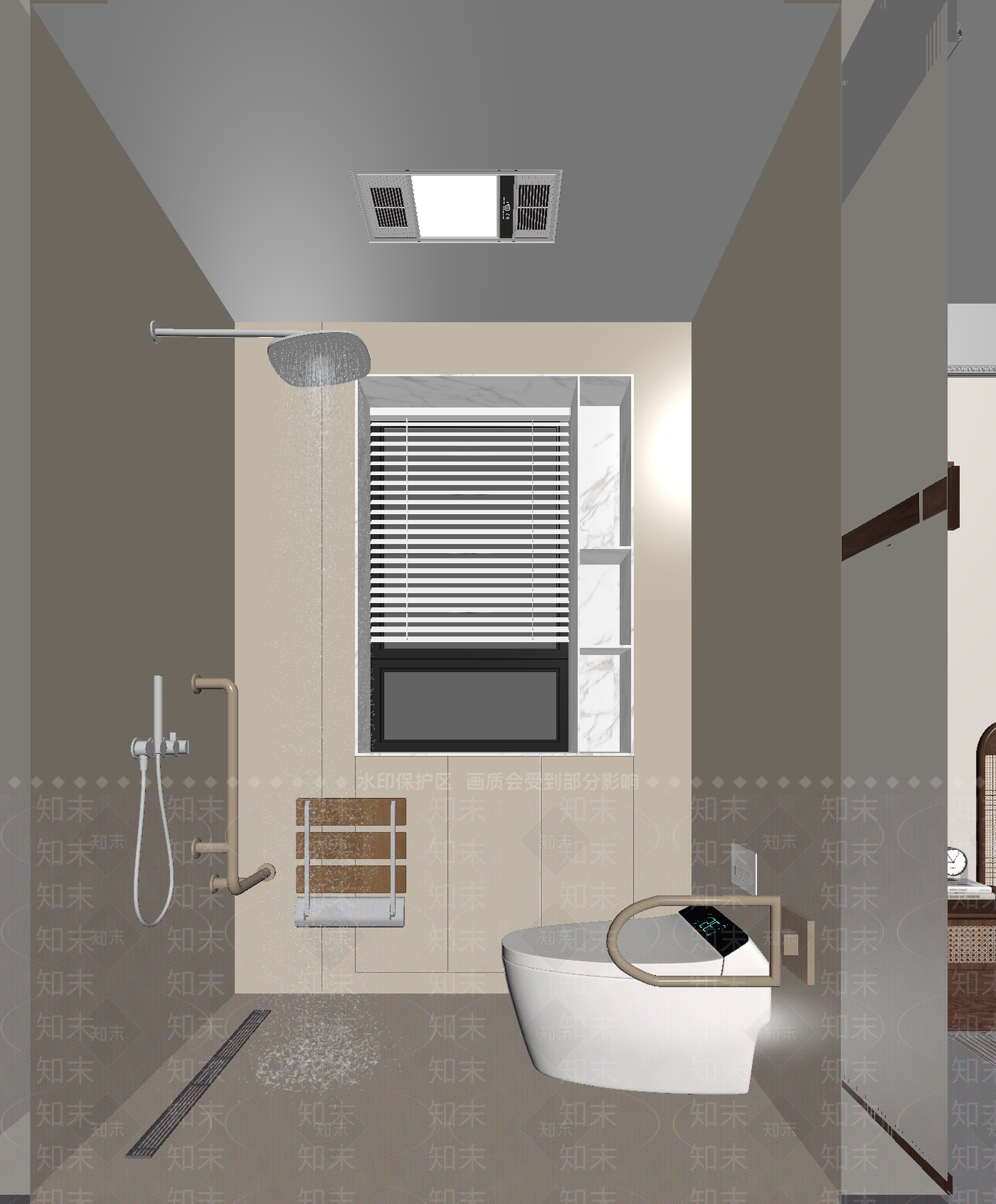 复古卫生间3D模型下载【ID:1214654897】