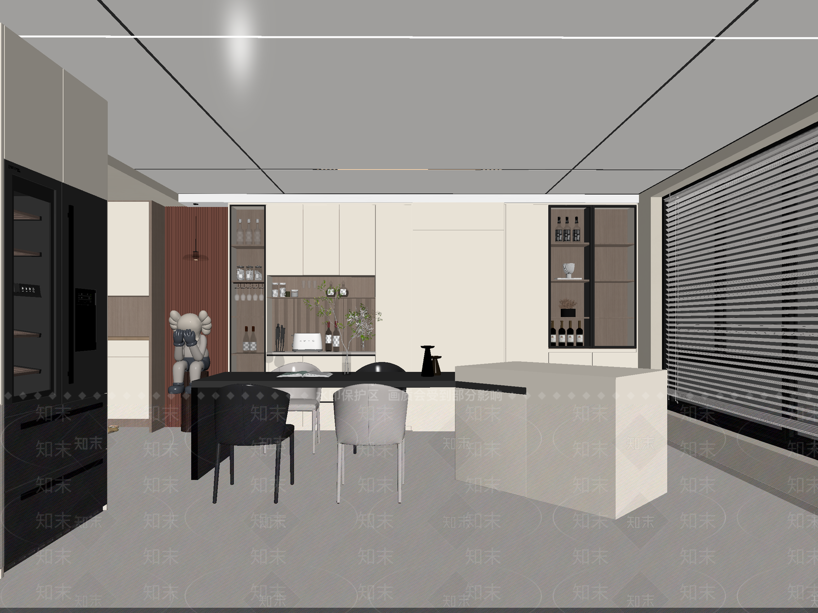 现代其他餐饮空间3D模型下载【ID:1214039857】