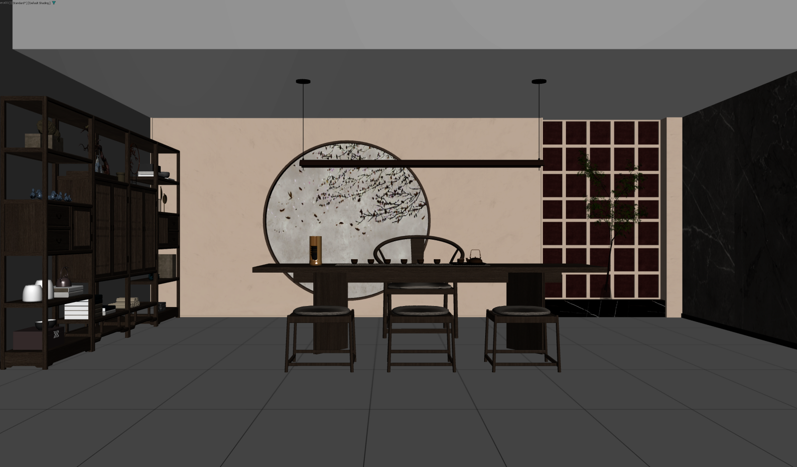 现代茶馆3D模型下载【ID:1221597399】