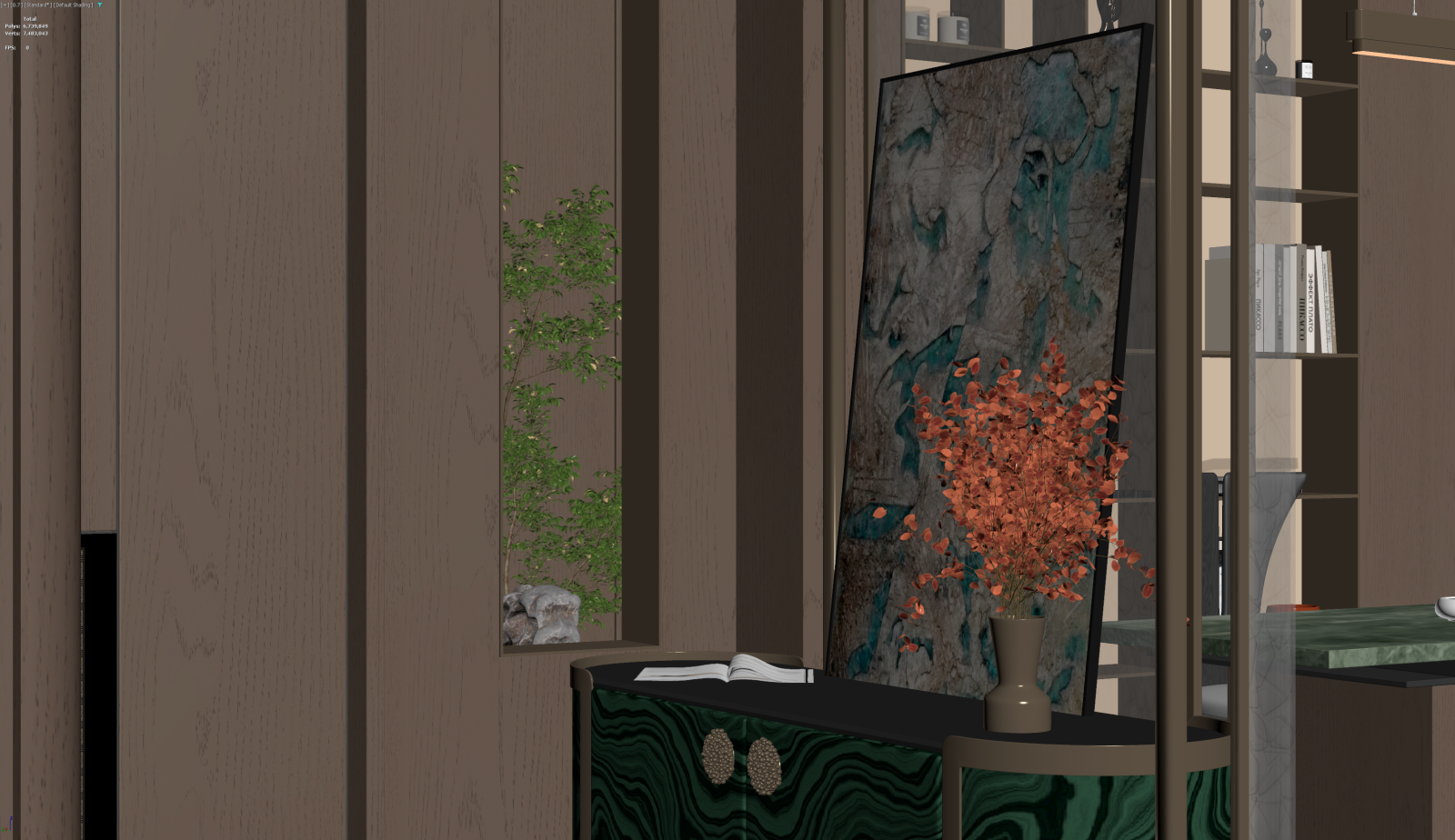 现代玄关3D模型下载【ID:1221949787】