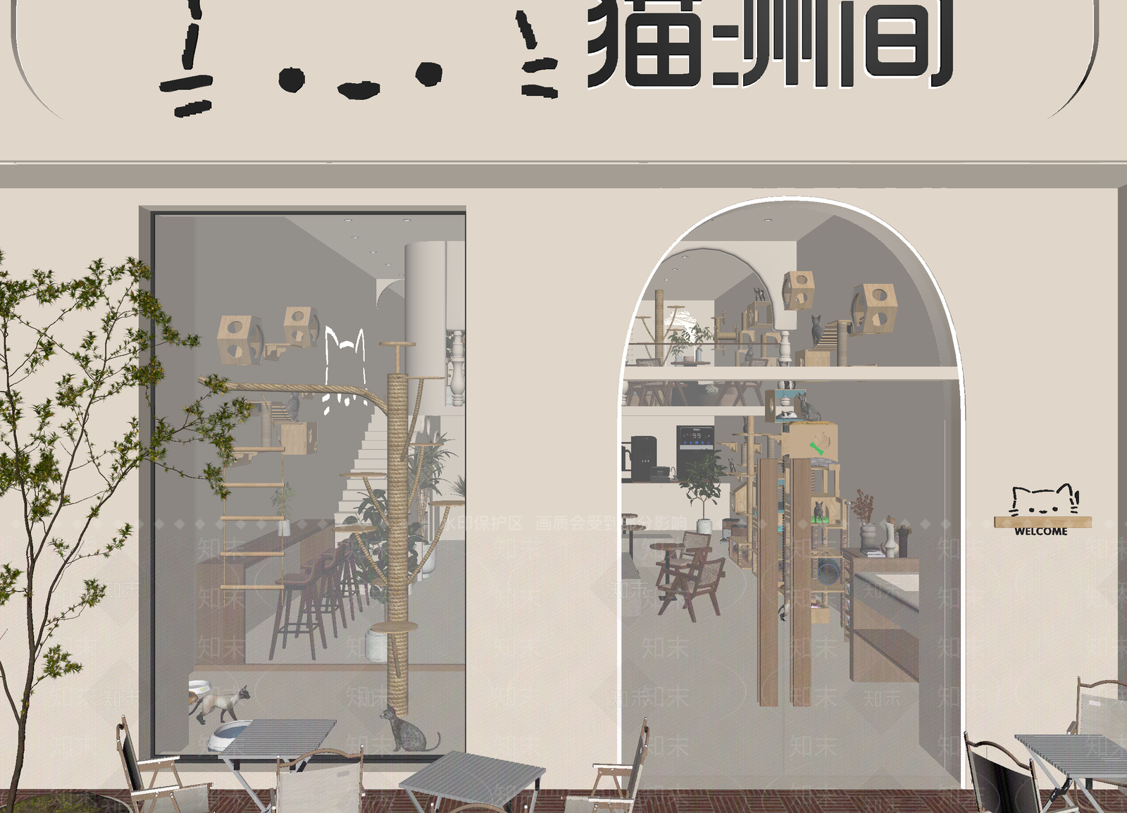 宠物店3D模型下载【ID:1213991812】