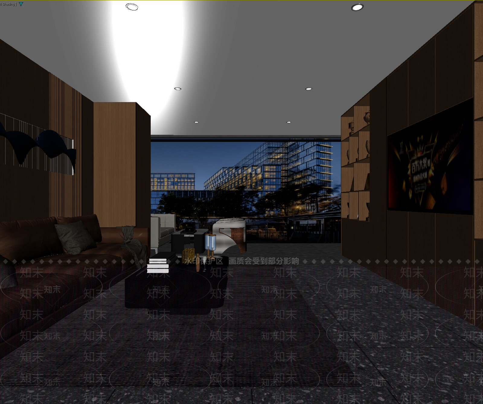 现代接待室3D模型下载【ID:1213934710】