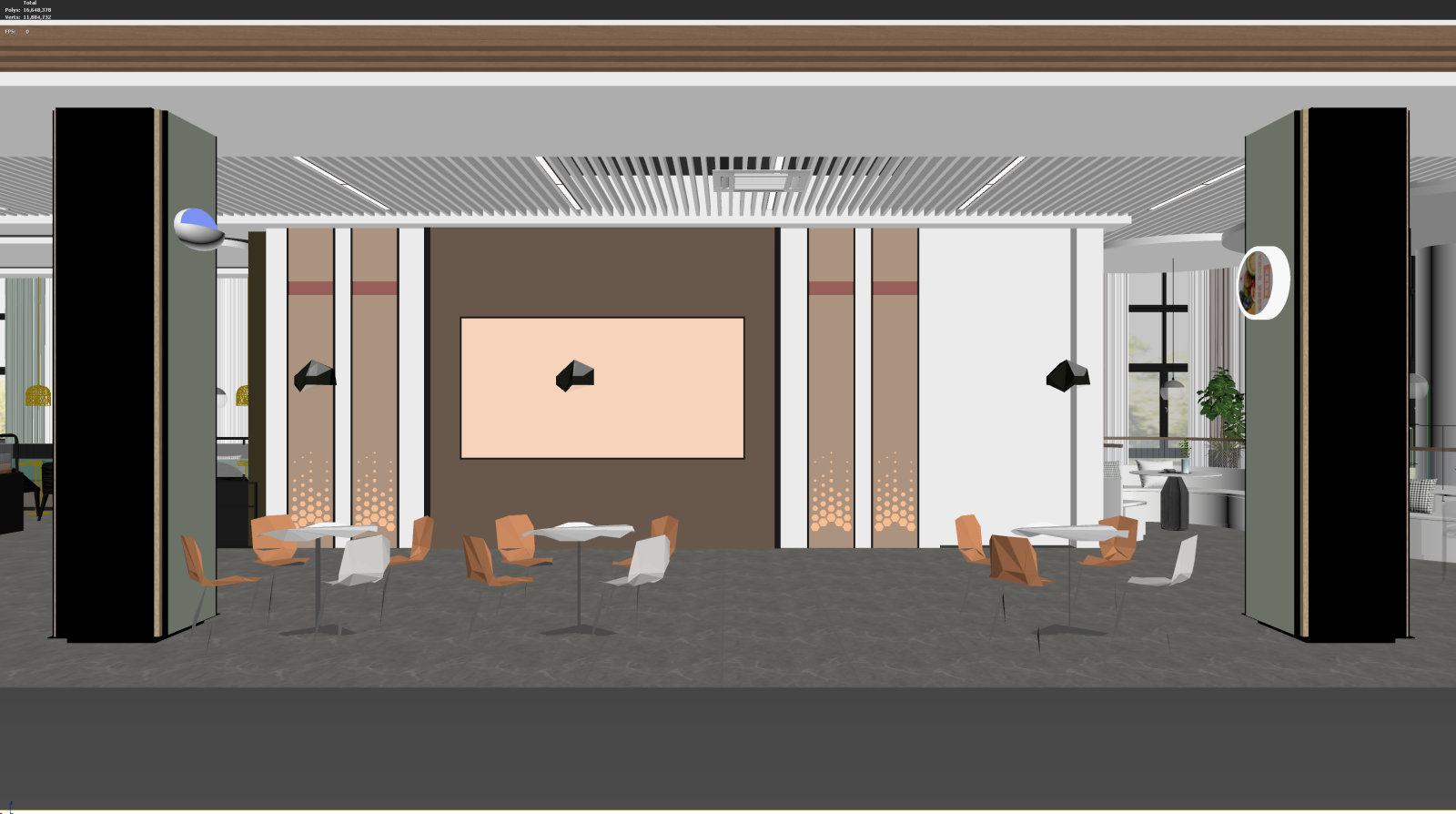 现代休息区3D模型下载【ID:1221876407】