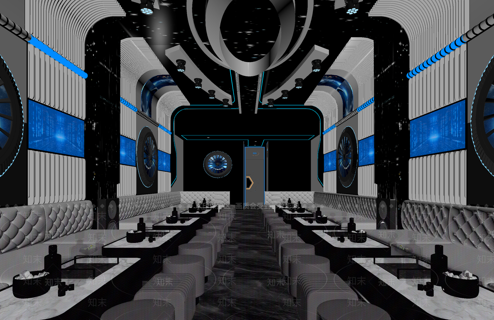 现代酒吧3D模型下载【ID:1214038514】