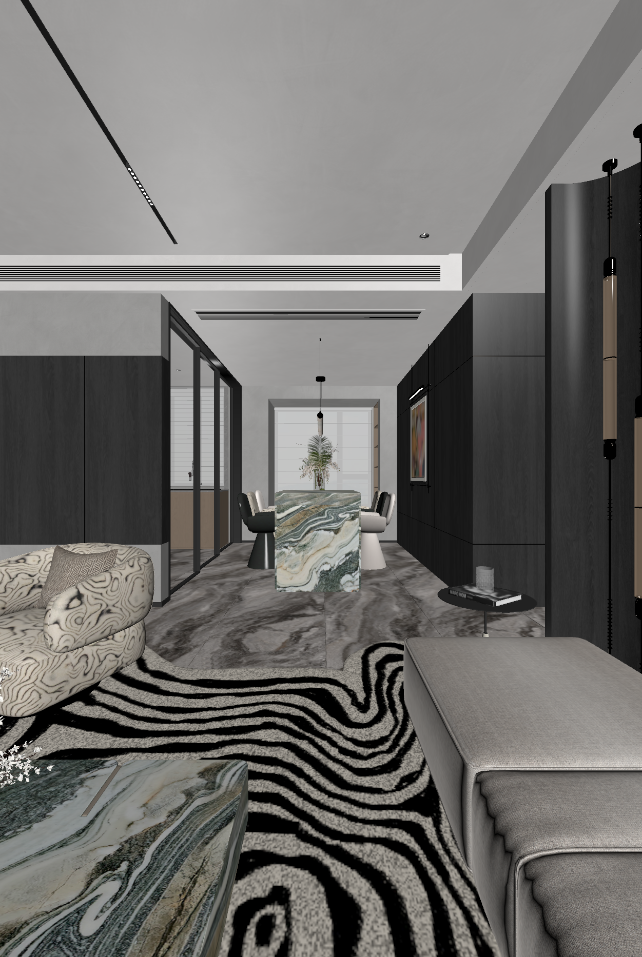 意式客餐厅3D模型下载【ID:1221482891】