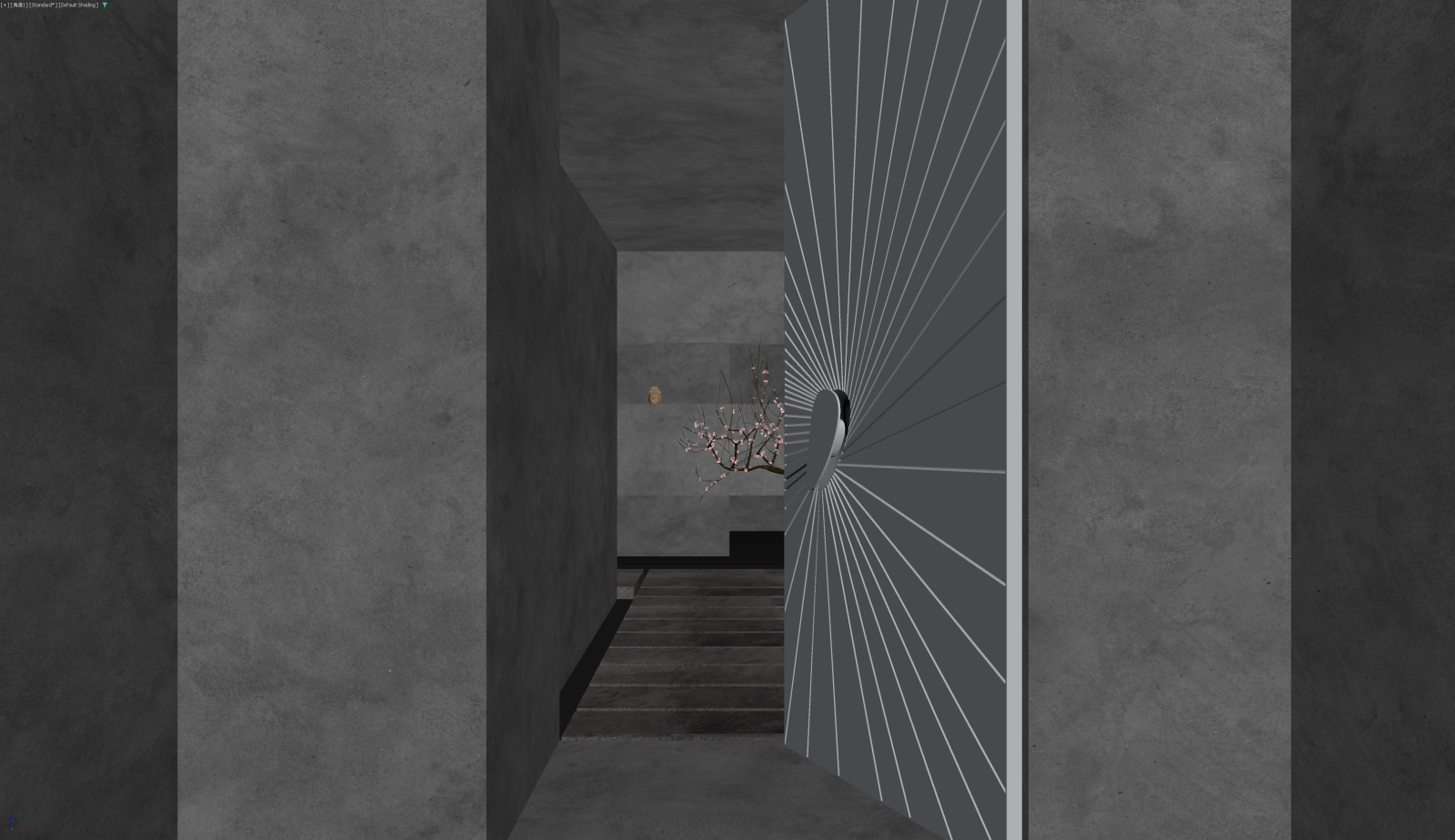 侘寂玄关3D模型下载【ID:1222035191】