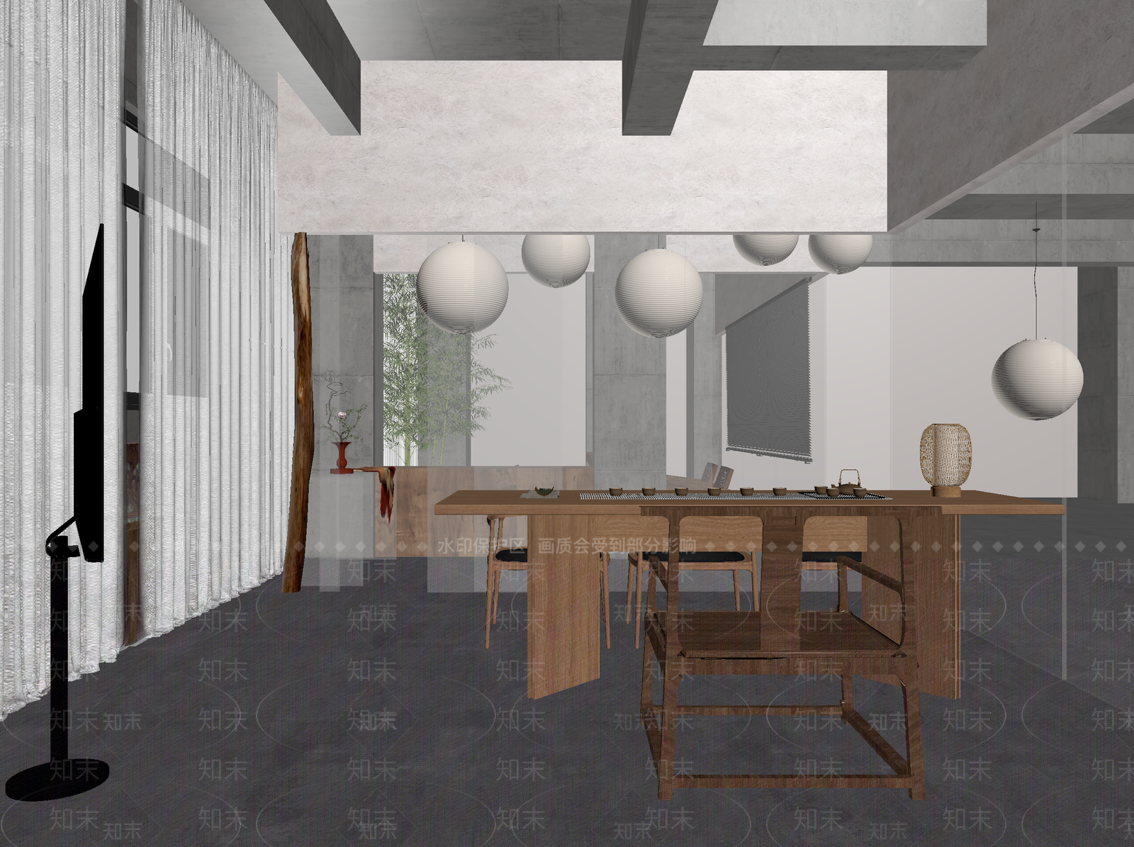 茶馆3D模型下载【ID:1214552827】