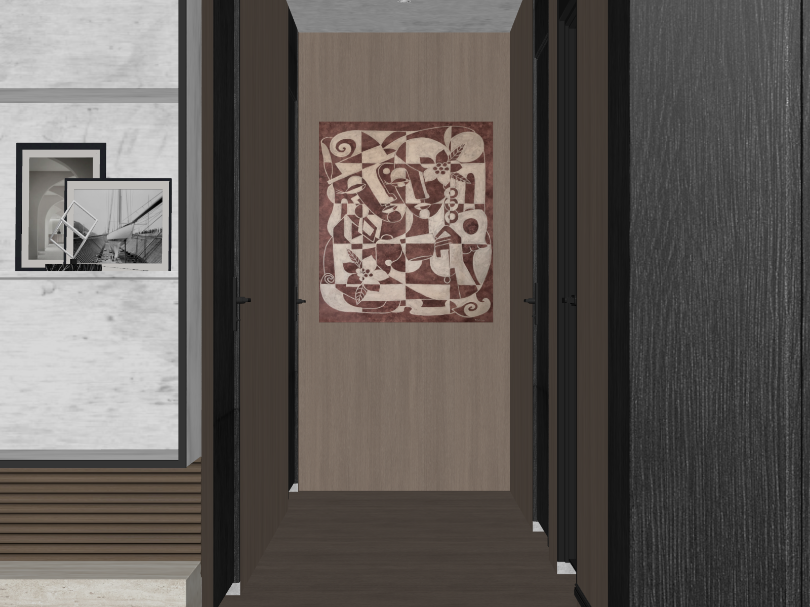 意式玄关3D模型下载【ID:1222054880】