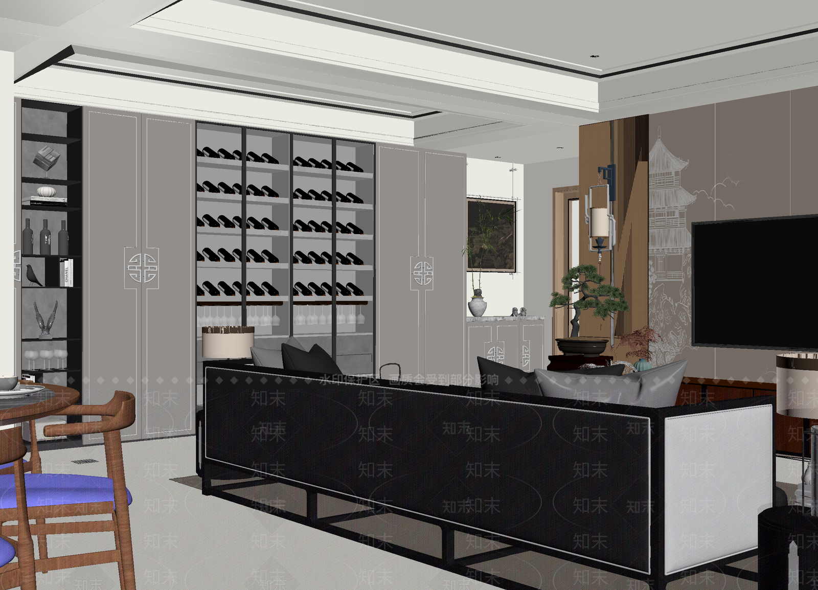 酒窖3D模型下载【ID:1214080043】