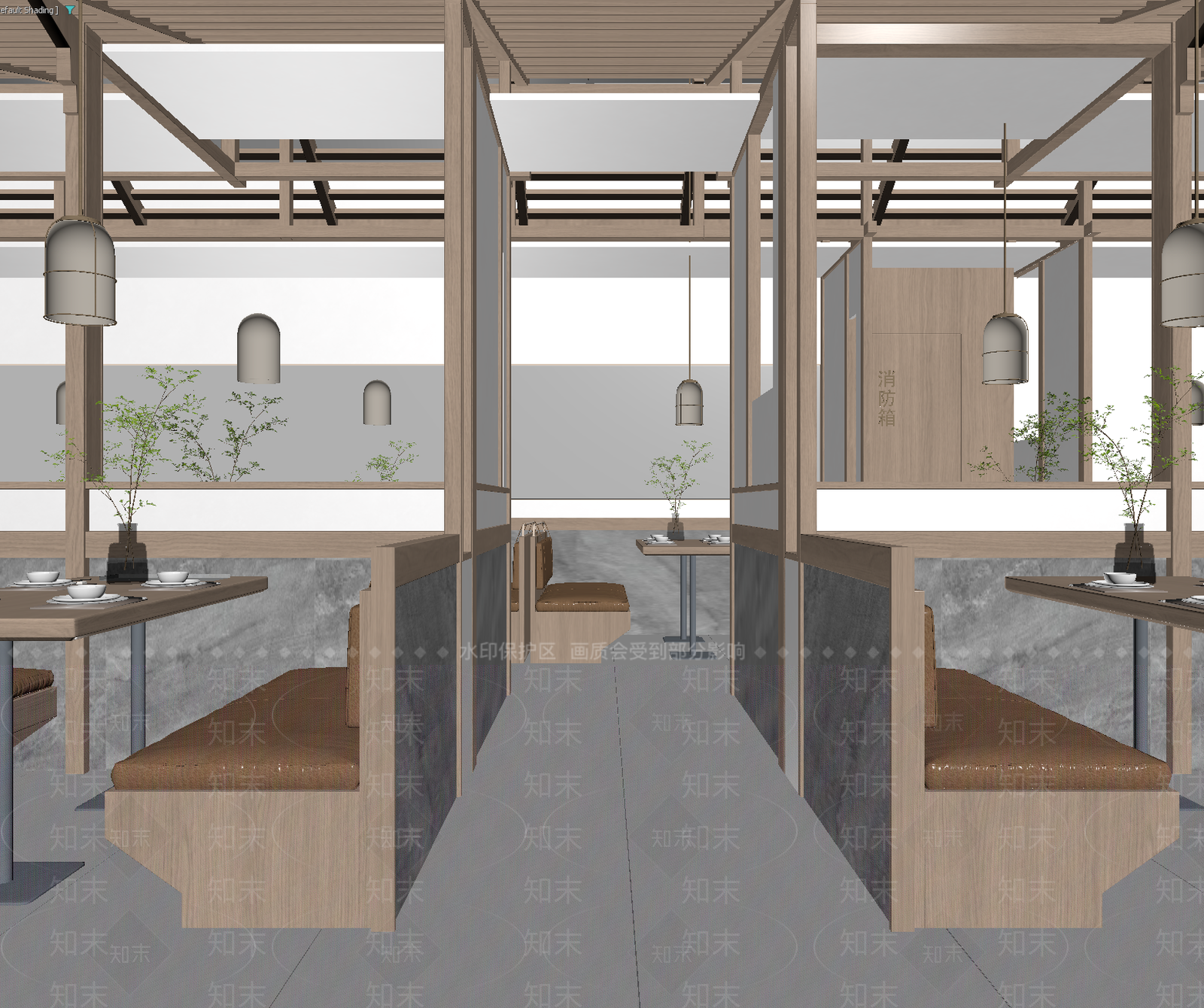 新中式茶馆3D模型下载【ID:1213928539】