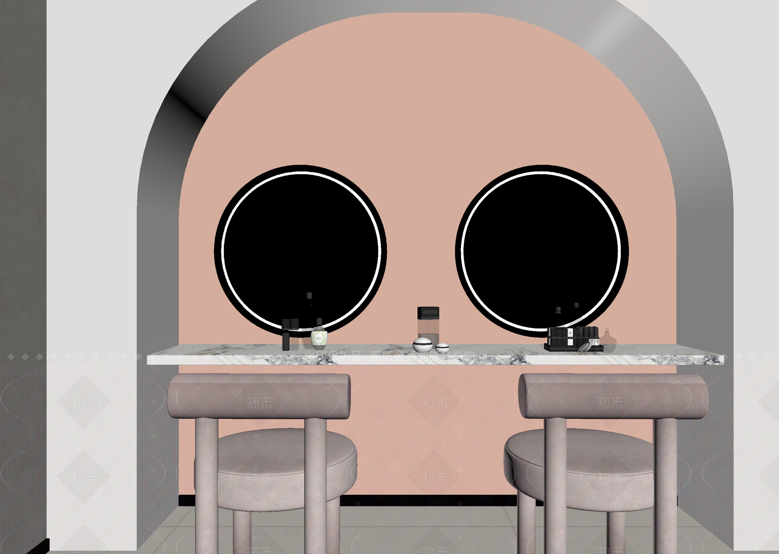 现代美容院3D模型下载【ID:1214955715】