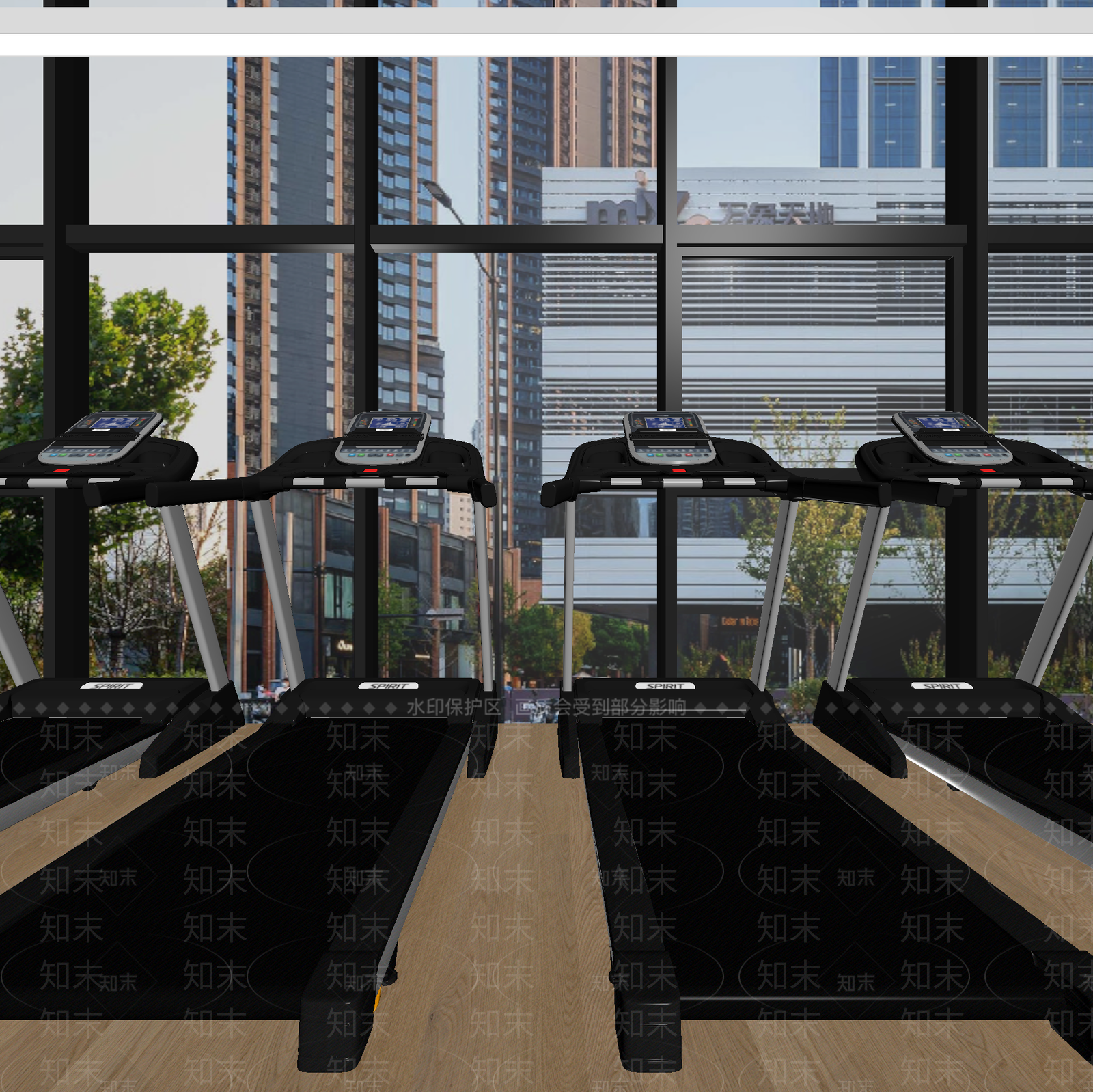 现代健身房3D模型下载【ID:1214146519】