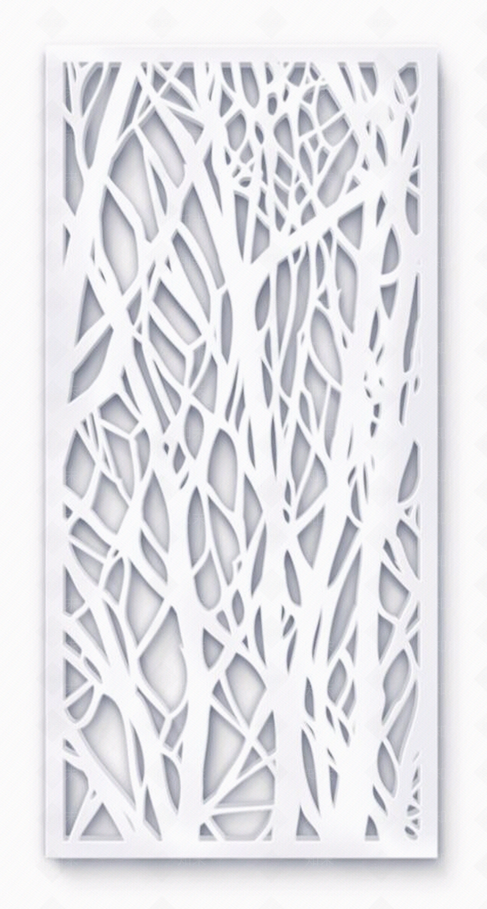 艺术白色窗户，艺术树概念窗户贴图下载【ID:732514355】