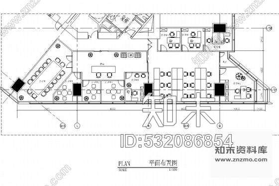 施工图北京地标性高层写字楼内办公室施工图施工图下载【ID:532086854】