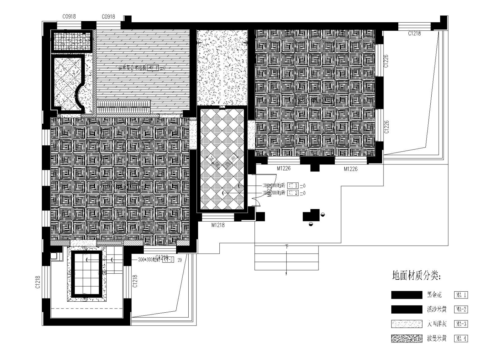 [上海]-昆山国润C型别墅住宅施工图+效果图cad施工图下载【ID:160060188】