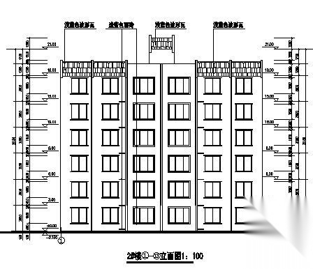 某市汽车运输总公司拆迁安置房建筑方案图cad施工图下载【ID:149852149】