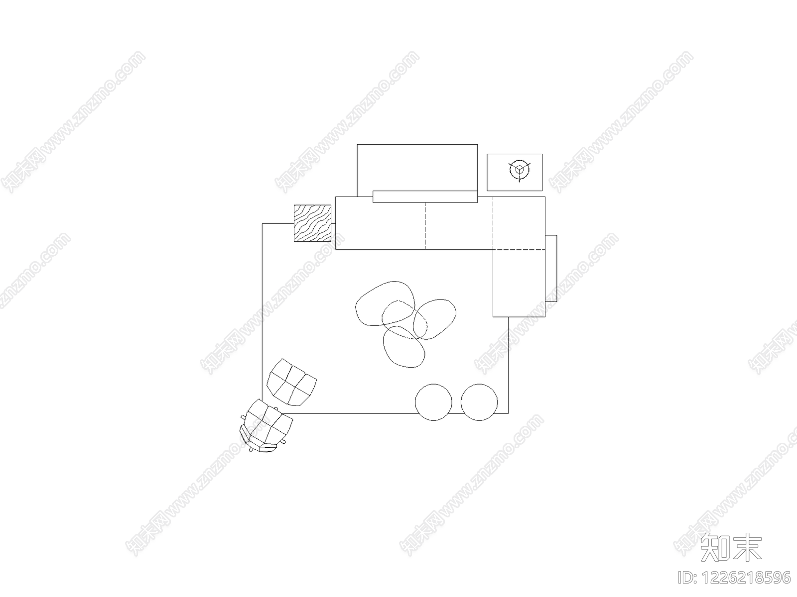现代,极简家装图库CAD图纸