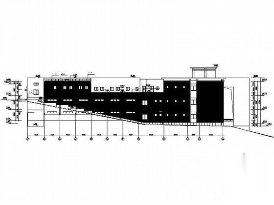 [北京]某三层温泉会所建筑施工图cad施工图下载【ID:166835143】