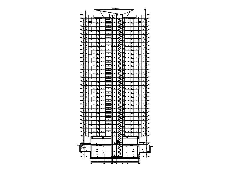 [深圳]高层现代风格退台式住宅建筑设计方案文本（含CAD...施工图下载【ID:149874198】